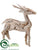 Wood Reindeer - Natural - Pack of 2