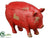 Pig - Red - Pack of 2