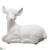 Silk Plants Direct Deer - White - Pack of 2