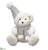 Bear - White Gray - Pack of 4