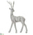 Reindeer - White Marble - Pack of 2