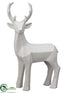 Silk Plants Direct Reindeer - White - Pack of 1