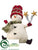 Snowman - White Mixed - Pack of 6