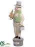 Silk Plants Direct Mr. Snowman - White Green - Pack of 1