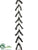 Pine Garland - Black - Pack of 24