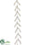 Pine Garland - White White - Pack of 24