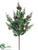 Cedar, Pine Cone Pick - Green - Pack of 12