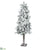 Flocked Pine Tree - Flocked - Pack of 1