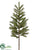 Pine Topiary Stem - Green - Pack of 2