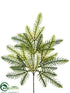 Silk Plants Direct Pine Spray - Green - Pack of 12