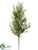 Cedar, Juniper Spray - Green - Pack of 12