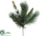 Silk Plants Direct Pine Spray - Green - Pack of 48