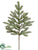 Pine Spray - Green - Pack of 12