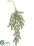 Silk Plants Direct Pine Spray - Green - Pack of 6