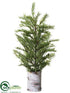 Silk Plants Direct Pine Tree - Green - Pack of 2