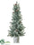 Pine Tree - Green Snow - Pack of 6