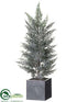 Silk Plants Direct Pine Tree - Green Snow - Pack of 2