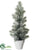 Iced Pine Tree - Green Ice - Pack of 12