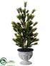 Silk Plants Direct Pine Tree - Green - Pack of 6