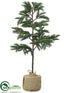 Silk Plants Direct Pine Tree - Green - Pack of 2