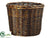 Round Willow Planter - Smoke Dark - Pack of 1