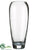 Glass Vase - Clear - Pack of 1