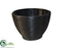 Silk Plants Direct Bamboo Bowl - Black - Pack of 4