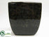 Silk Plants Direct Ceramic Container - Black - Pack of 1