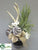 Arrangement - Green White - Pack of 4