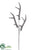 Antler Spray - Silver - Pack of 12