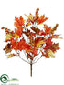 Silk Plants Direct Maple Ivy, Berries Bush - Orange Brown - Pack of 12