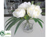 Silk Plants Direct Peony - Cream - Pack of 1