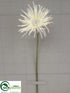 Silk Plants Direct Gerbera Daisy Spray - Cream - Pack of 12