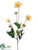 Daisy Spray - Yellow - Pack of 6