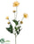 Daisy Spray - Yellow - Pack of 6