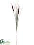 Silk Plants Direct Cattail Spray - Brown - Pack of 6