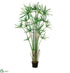 Silk Plants Direct Cypress Grass Tree - Green - Pack of 1