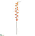 Silk Plants Direct Vanda Orchid Spray - Orange - Pack of 6